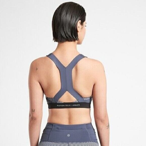 🆕 Allyson Felix x Athleta Sports Bra ultimate legend bra D-DD SZ SM - Picture 7 of 7